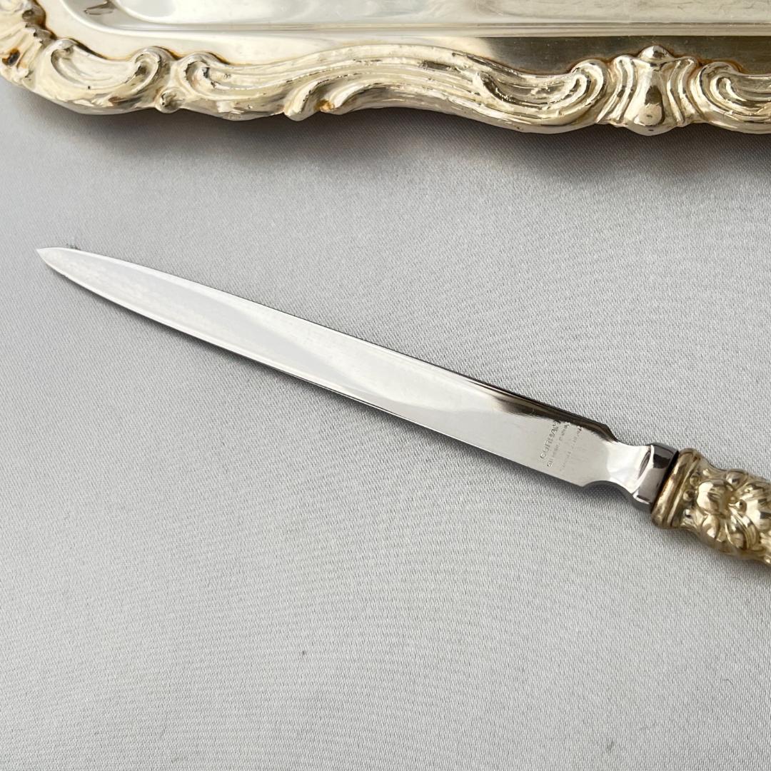 【Gorham】 アールヌーボー レターオープナー / レターナイフ【純銀】