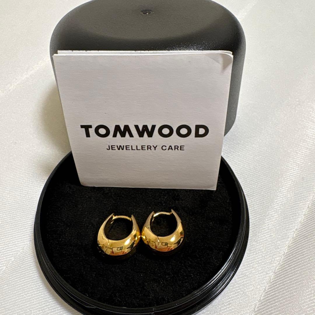 トムウッド　アイスフープピアス　スモール　ゴールド