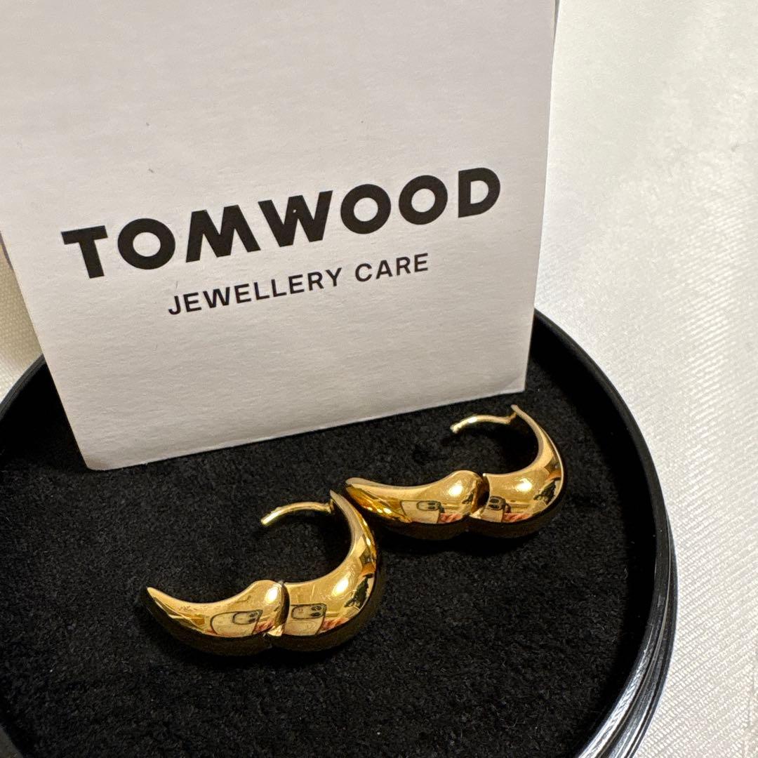 トムウッド　アイスフープピアス　スモール　ゴールド