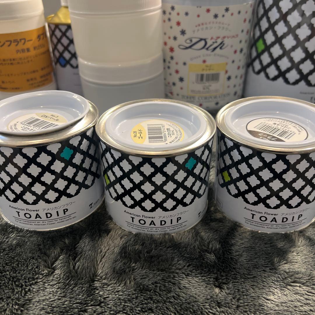 L*O様 TOADIPアメリカンフラワー ディップアートフラワー材料ゲージパイプ