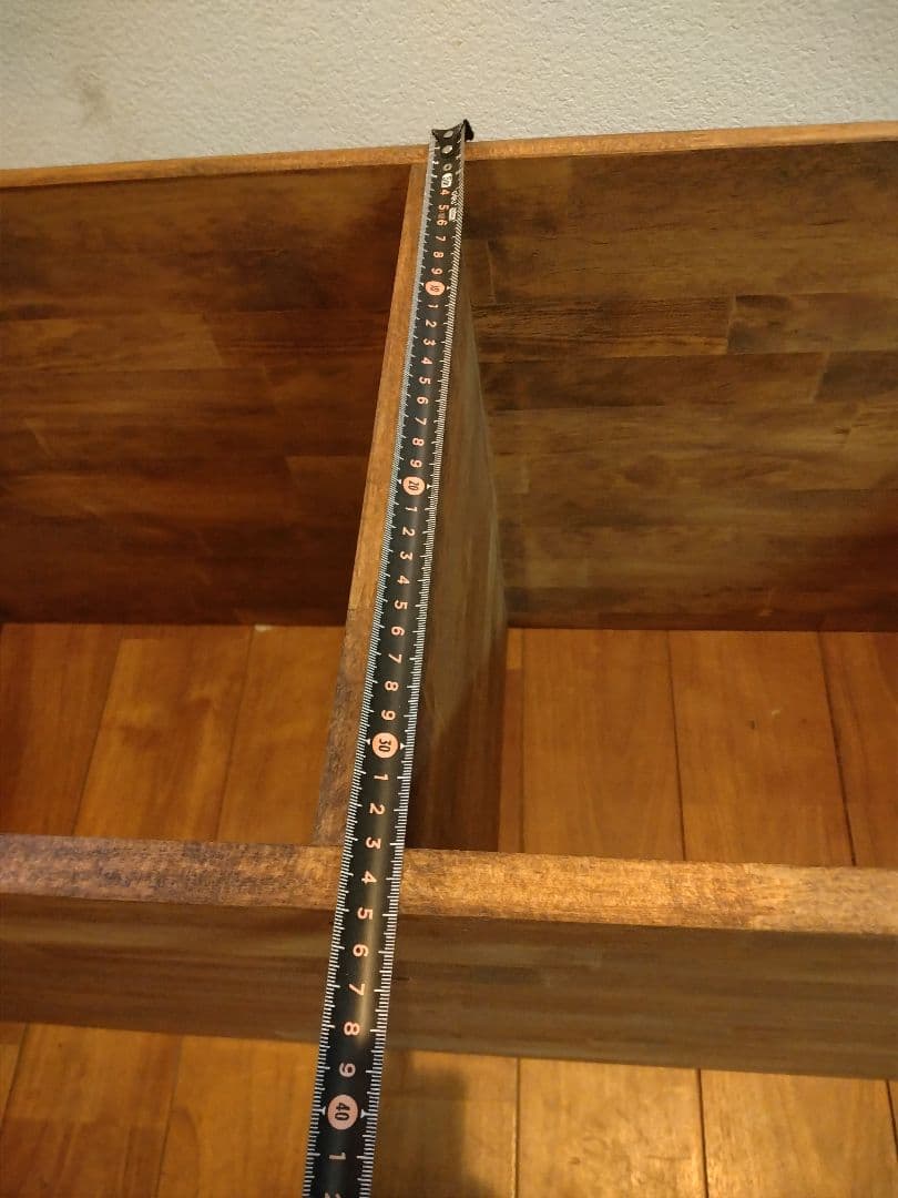 木製　ハンドメイド　オーダー　日の字　ワトコオイル　棚　水槽台　シェルフ