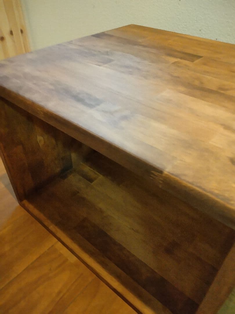 木製　ハンドメイド　オーダー　日の字　ワトコオイル　棚　水槽台　シェルフ