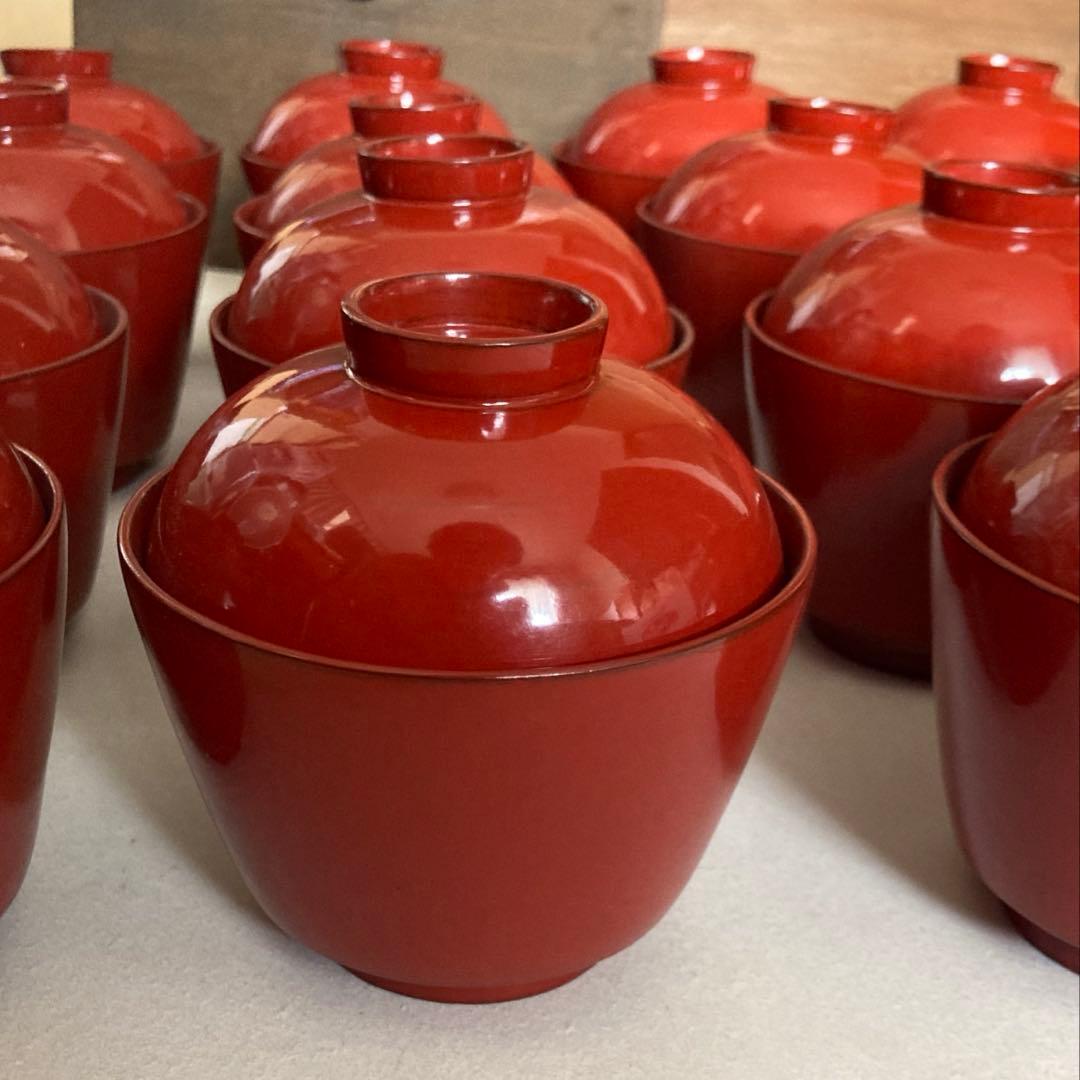 椀 漆器 20客 骨董品 江戸時代 天保