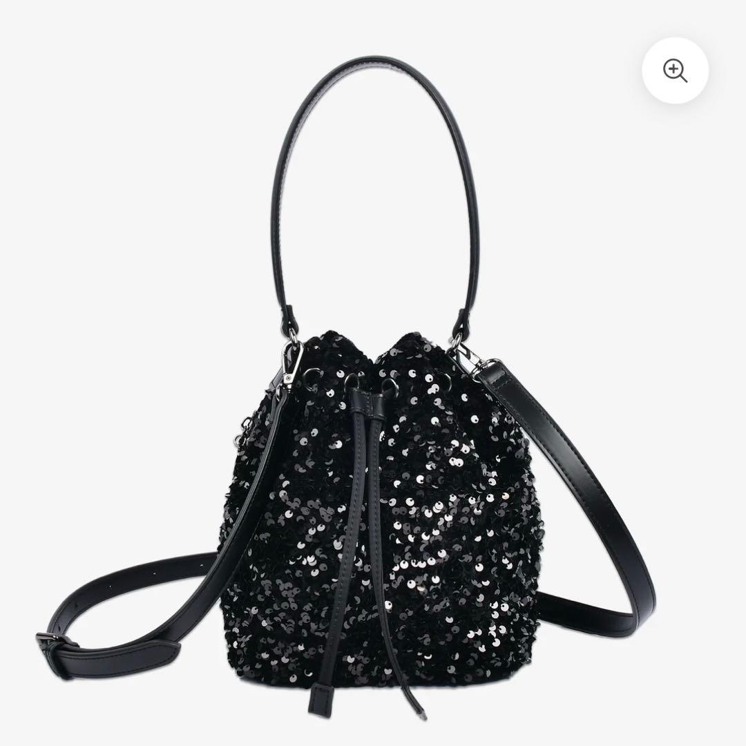 uniqute♡【スパンコール】Drawstring Bag-巾着バッグ