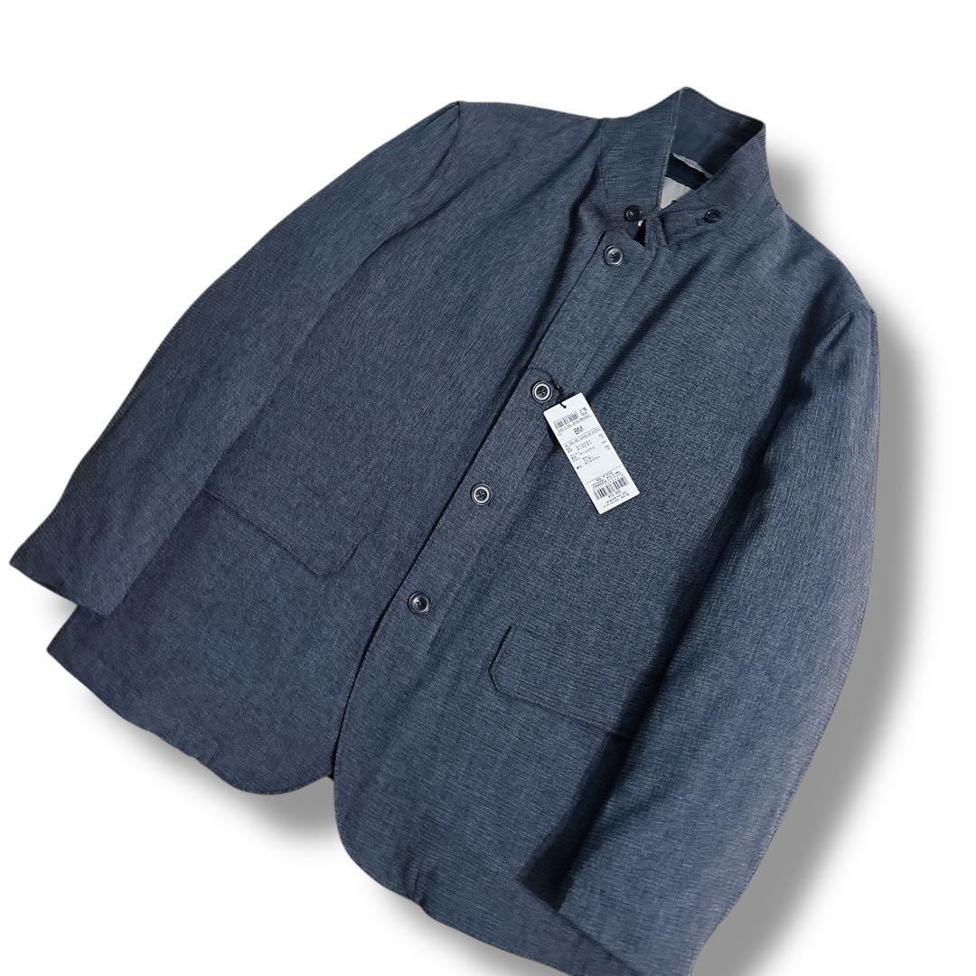 未使用タグ付き 五大陸 2way ダウンジャケット ブルゾンジャケット グレー