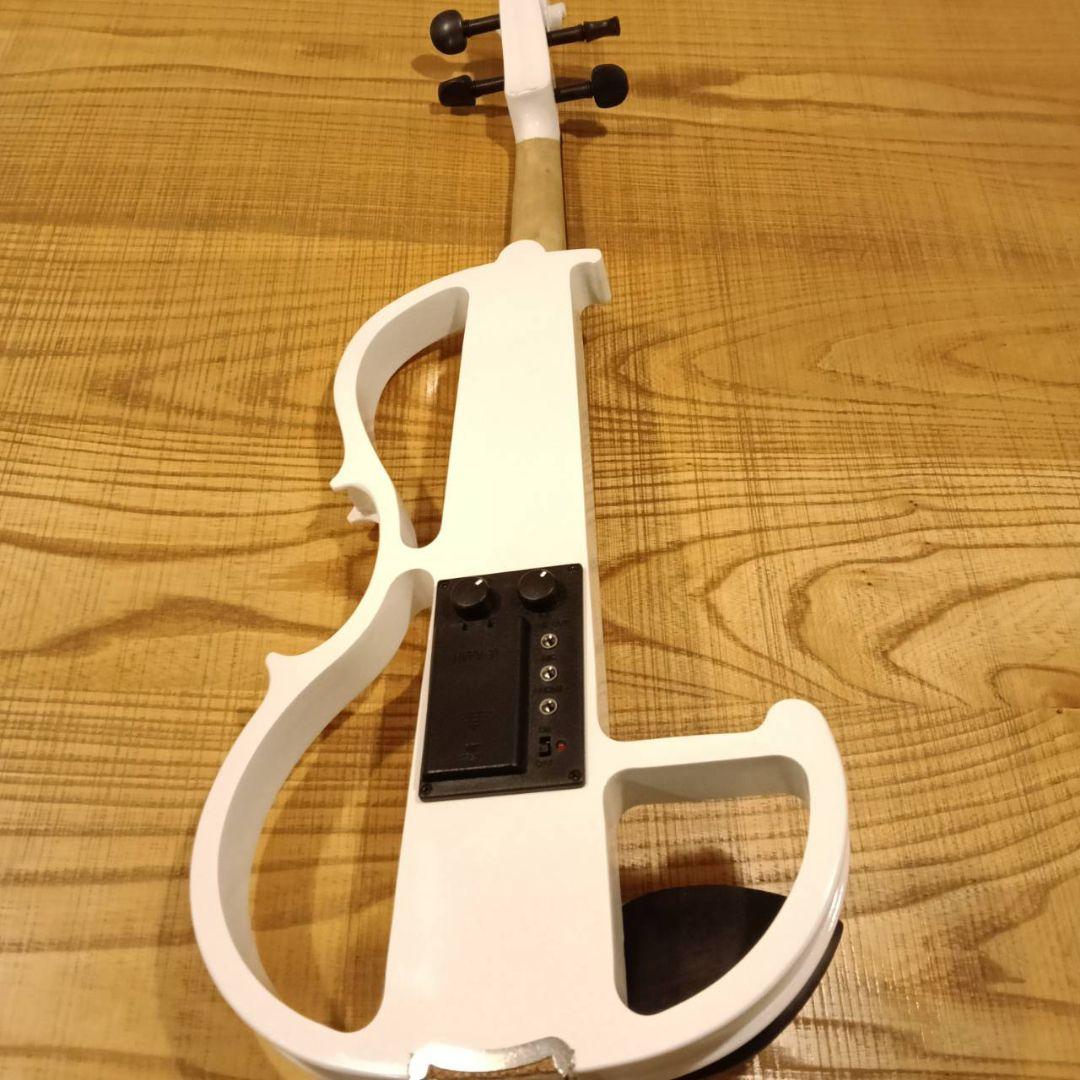 【美品】ENNBOM サイレントバイオリン  エレキバイオリン 白 4/4サイズ