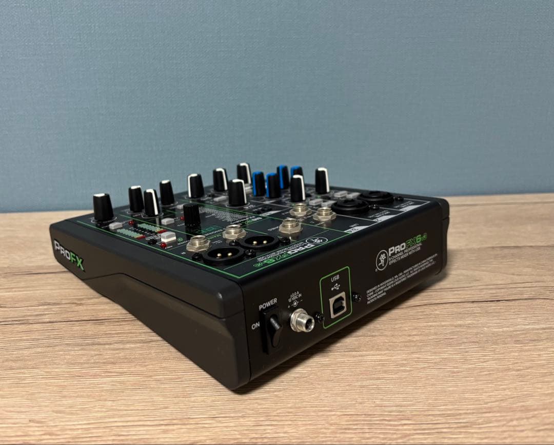 MACKIE PROFX6 v3 アダプター、取説、箱付き、動作確認済み