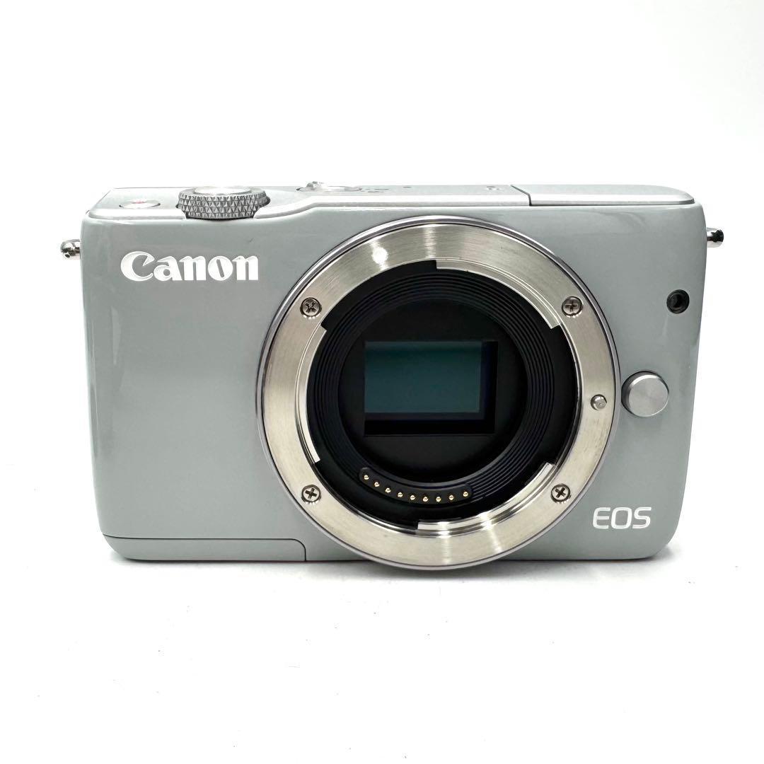 CANON キヤノンEOS M10 グレー Wi-Fi機能搭載 レンズキット
