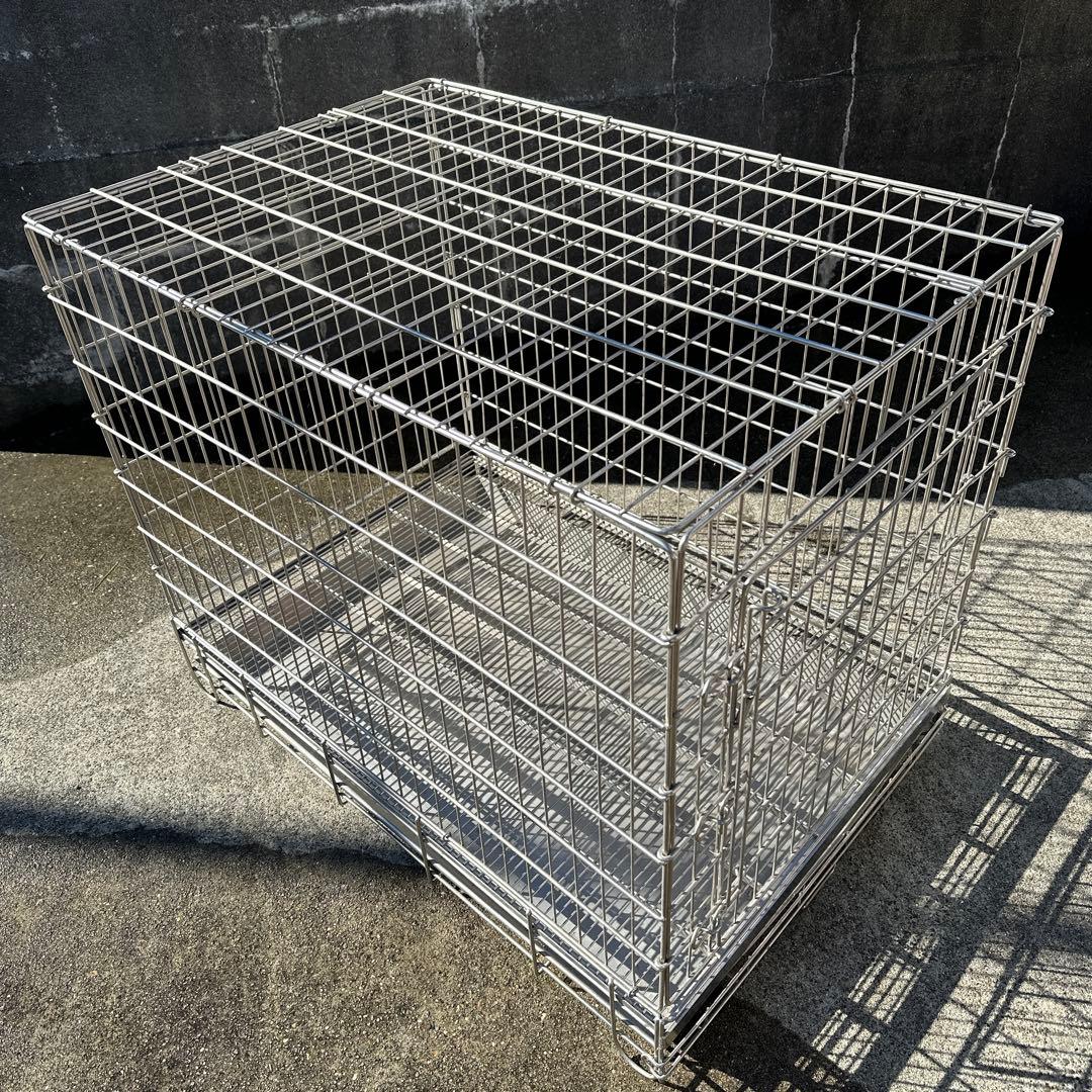 ハチコウ ステンレス製PRO-ケージペット用 犬用 ケージ　短面扉　市瀬　LL