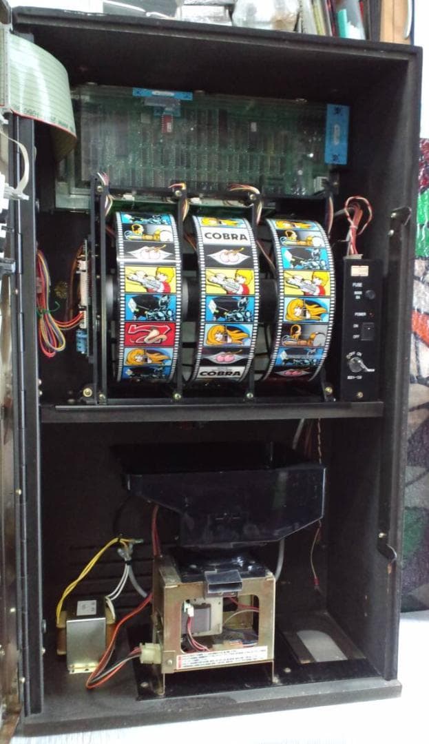 【パチスロ実機】オリンピア★コブラⅡ【オートプレイ付不要機付き】４号機