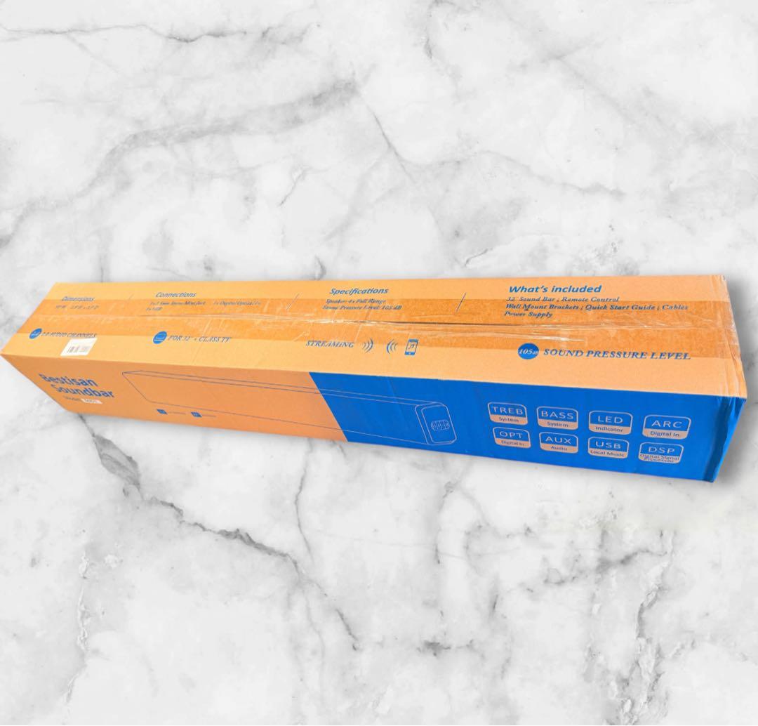 在庫限り❤️サウンドバー テレビ用スピーカー シアターバー フルレンジスピーカー