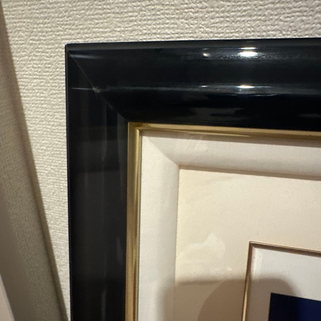 シム・シメール　絵画　『ライジングムーンセッティングサン』　シルクスクリーン