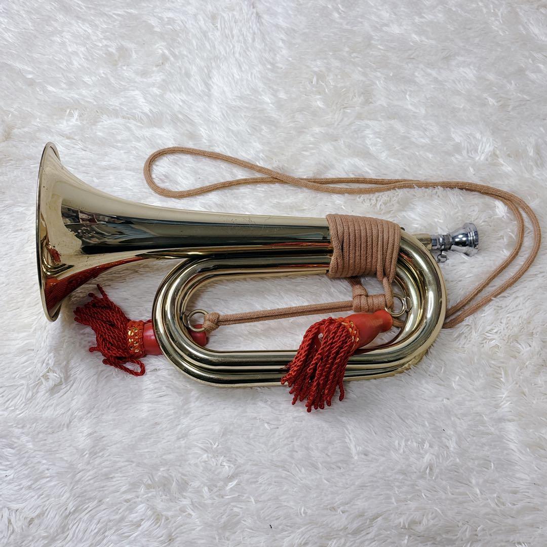 信号ラッパ 浜松まつり 自衛隊 消防隊 お祭り 昭和レトロ 進軍ラッパ