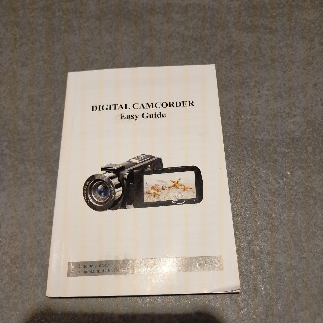 4Kカメラ　ビデオカメラ　18X タッチパネル　ハンディ