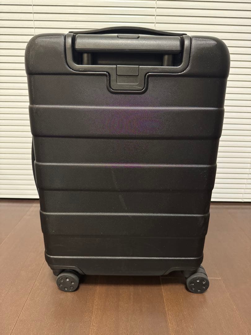 無印良品 ストッパー付きハードキャリー ブラック 機内持ち込み
