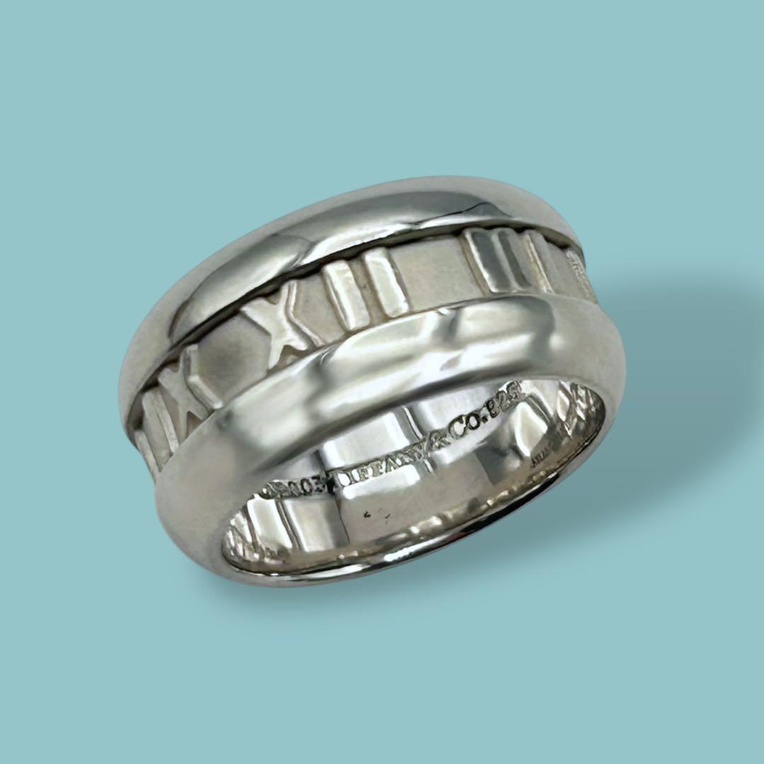 美品✴︎ TIFFANY&Co. アトラスリング　9号　SV925 永遠　イタリア