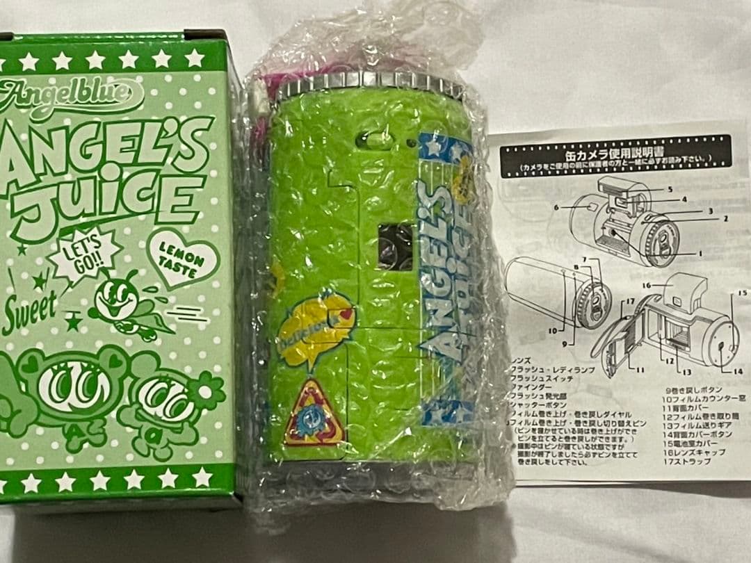 エンジェルブルー ナカムラ君 缶 カメラ ノベルティ 新品 未使用 現状