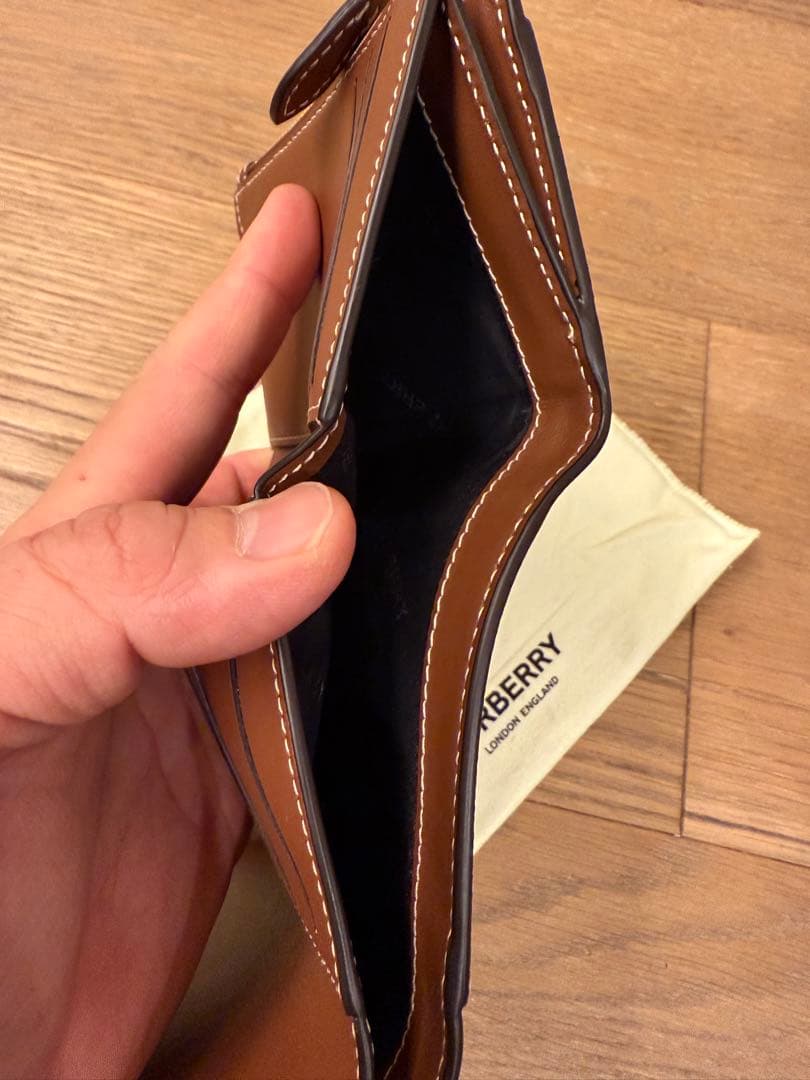 バーバリー　Burberry 折り財布　三つ折り　チェック