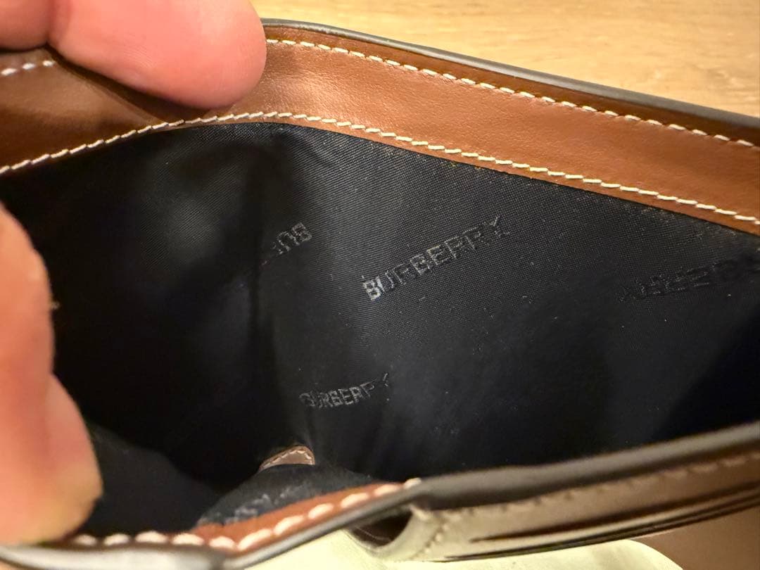 バーバリー　Burberry 折り財布　三つ折り　チェック
