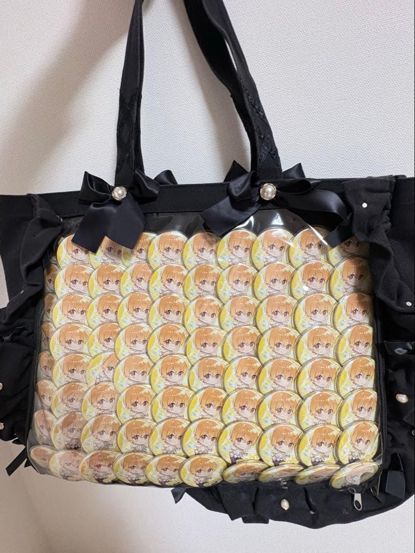 るぅとくん　缶バッジ×80痛バッグ　カバン おま付き