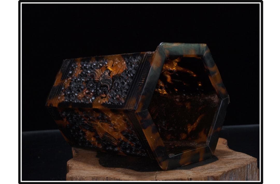 骨董市仕入れ品　中国明時代の珍しい筆箱　 激安骨董品 DE1435B18-4