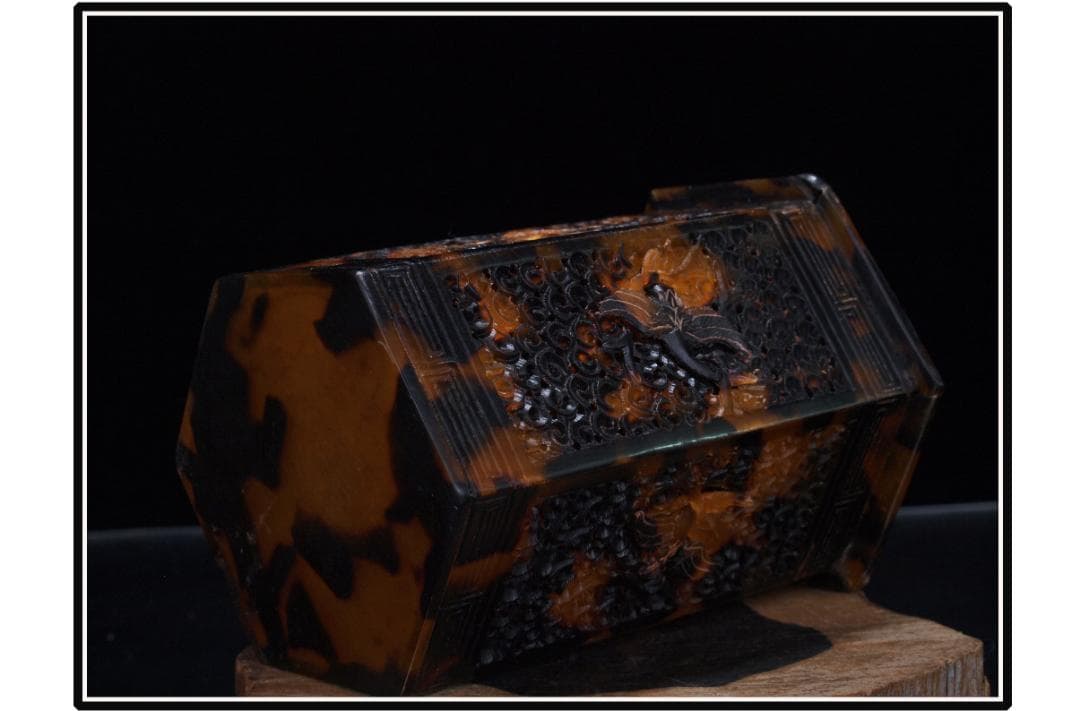 骨董市仕入れ品　中国明時代の珍しい筆箱　 激安骨董品 DE1435B18-4