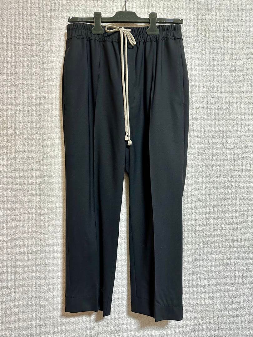RickOwensリックオウエンス スリムパンツ DRAWSTRINGPANTS