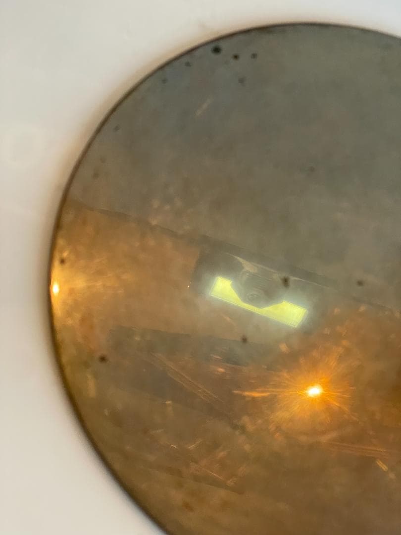 古鏡 和鏡 銅鏡 手鏡 江戸時代 骨董 時代物 古道具 古美術 天下一藤原作