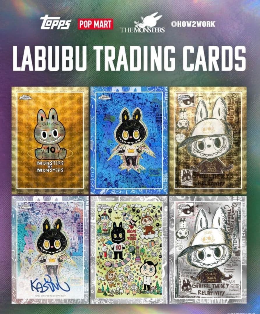 2025 Topps Chrome Labubu 10周年記念ボックス 1BOX