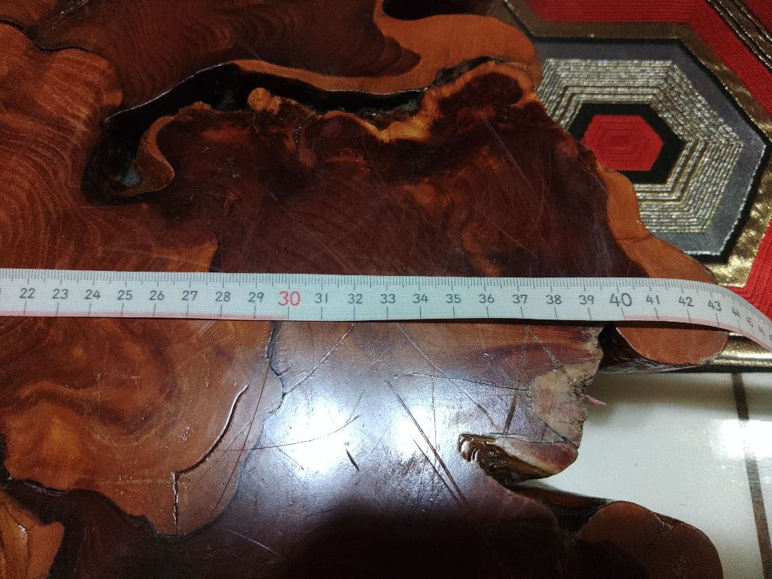 無垢木材　花台　大迫力切り株　かわいい木製オブジェ　木の温もり　年輪　精霊宿る