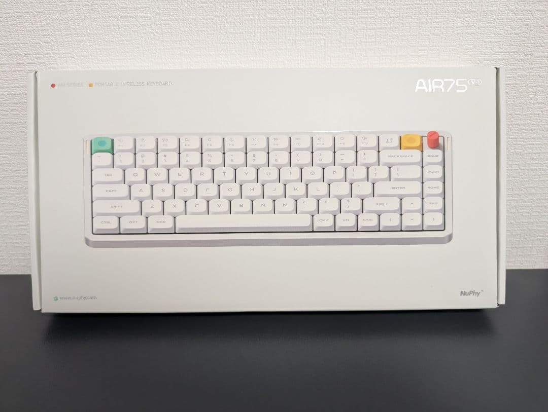 Nuphy Air75 V3 JIS Red Nano（日本語配列、赤軸）