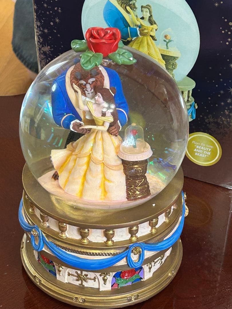 美女と野獣♡スノードーム　オルゴール