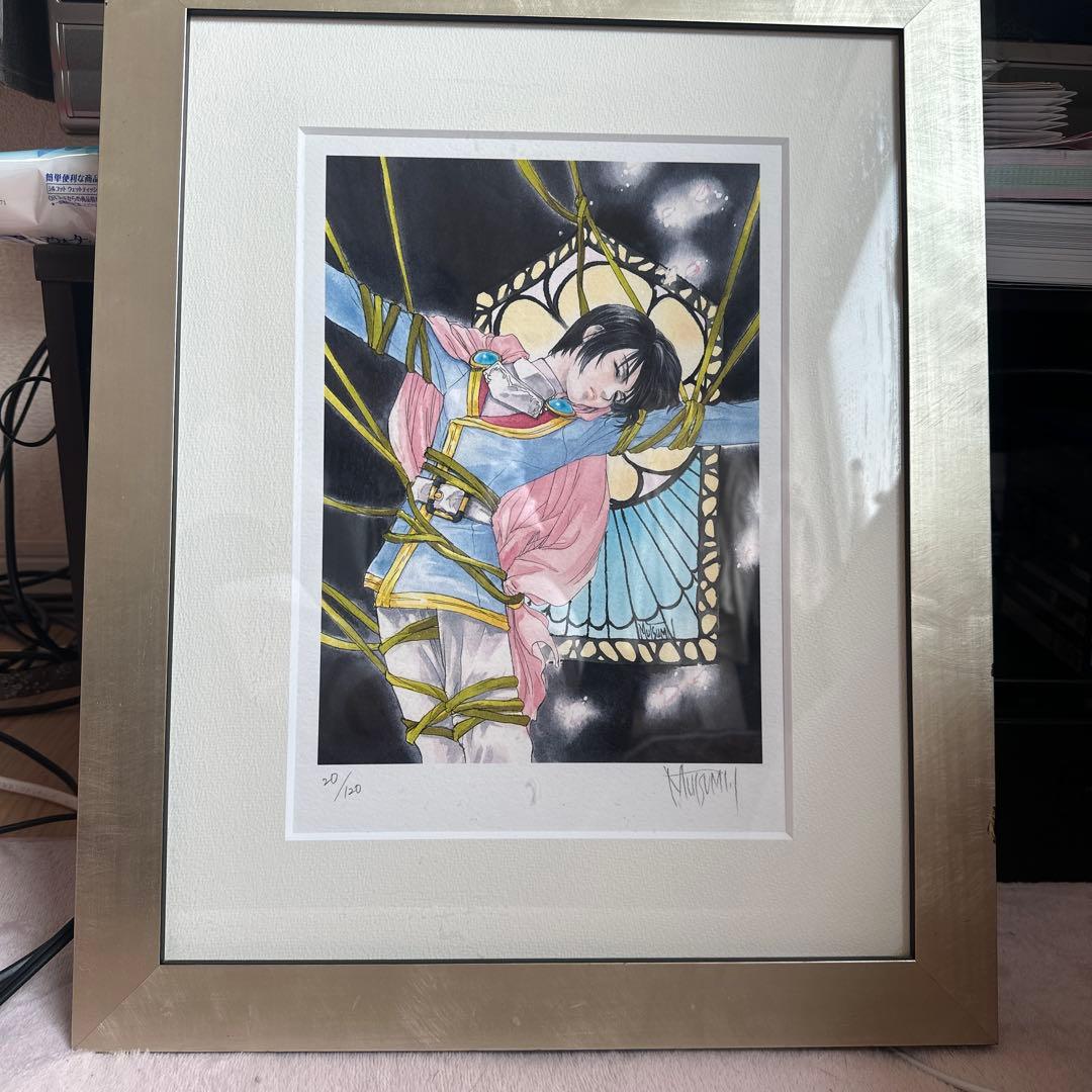 希少品　いのまたむつみ版画　作品名FATE