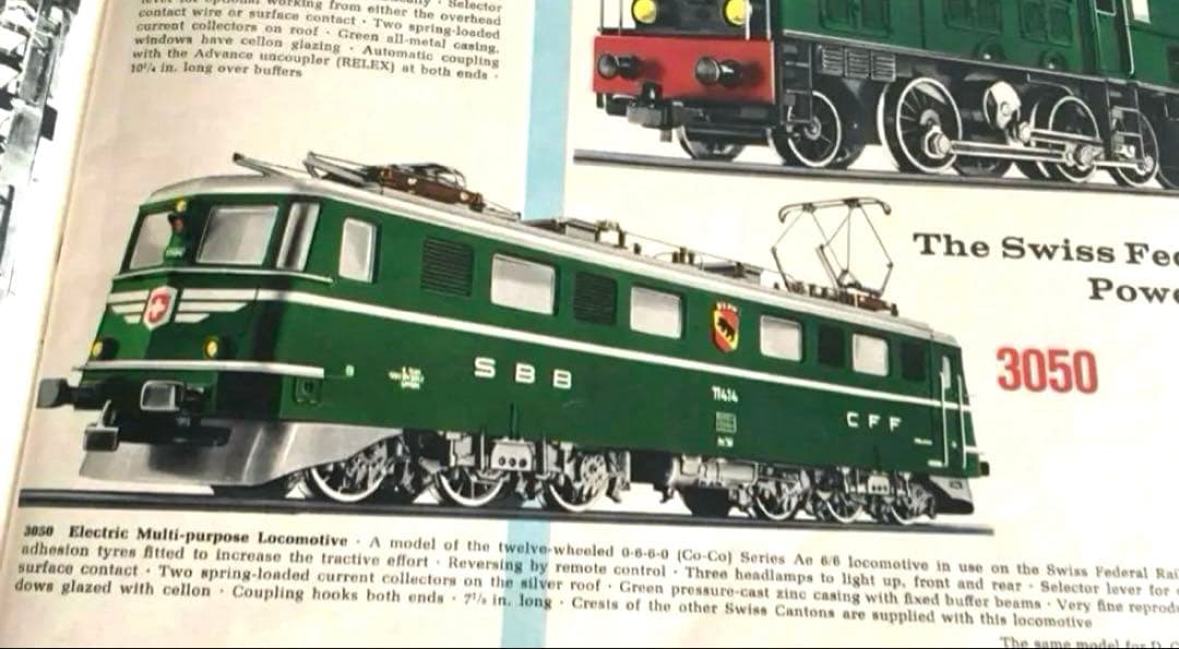 メルクリン HO 3050 スイス連邦鉄道　Ae6/6 完全稼働品　箱付