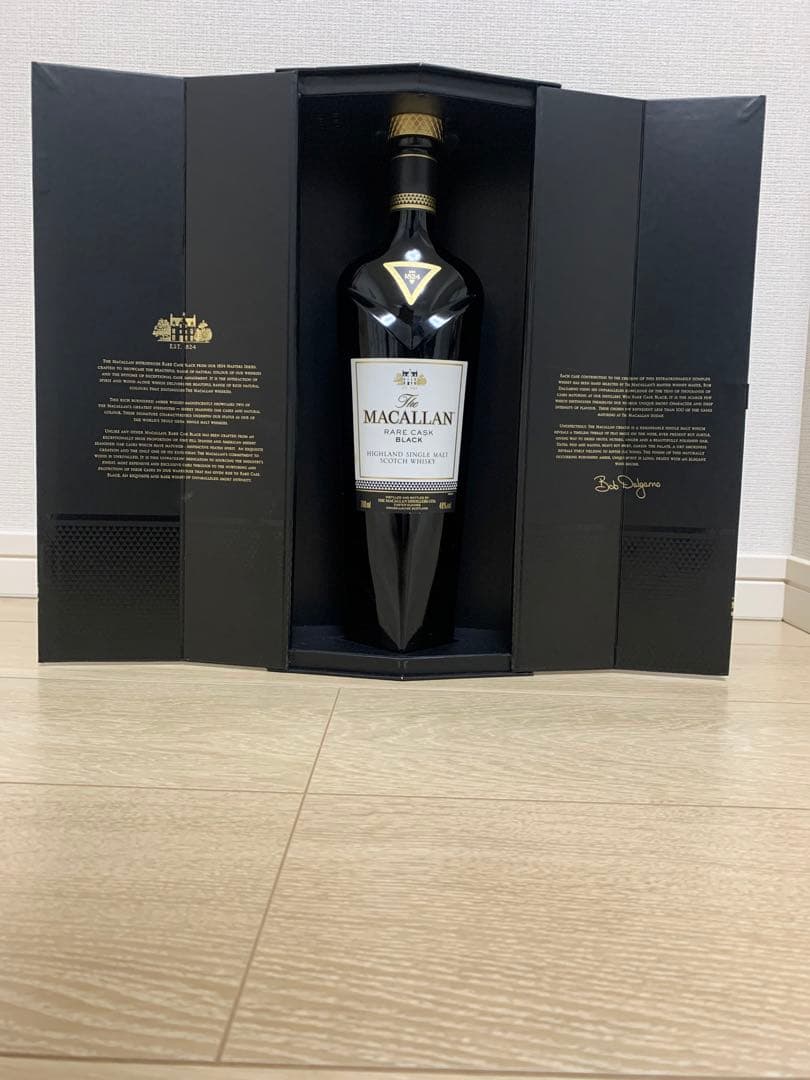 【超美品】ザマッカラン ブラック箱付き空瓶