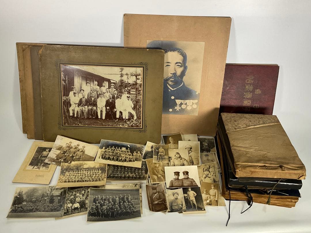軍隊　軍人　戦争　旧日本軍　家族写真　まとめて軍隊アルバム　古写真　写真帖