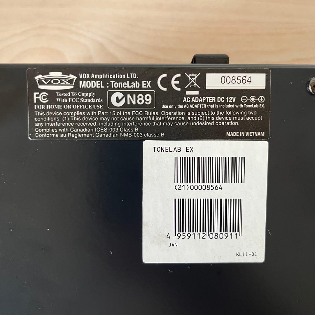 【美品】VOX ToneLab EX ⭐︎ギター用マルチ・エフェクター