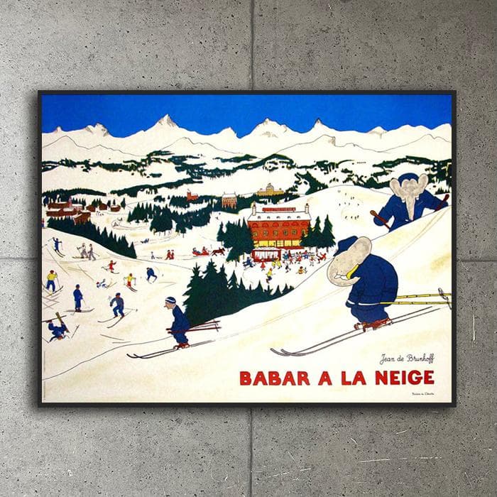 額装済/Babar A La/ジャン ド ブリュノフ