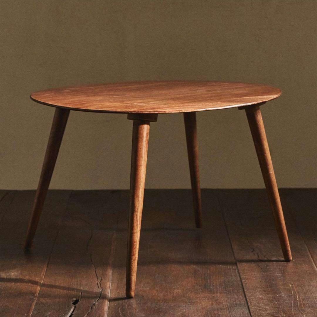ZARA  ザラホーム ベベル ウッドテーブル 70 x 46 x 60