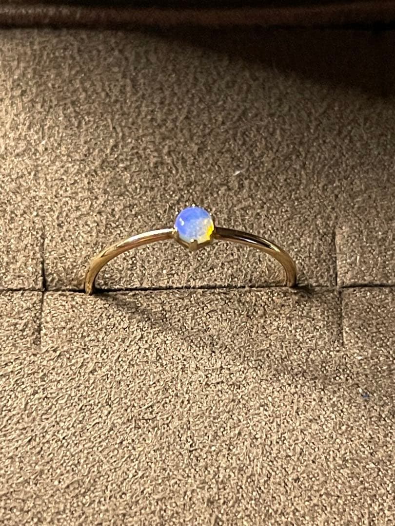 agete K10 オパール リング 9号