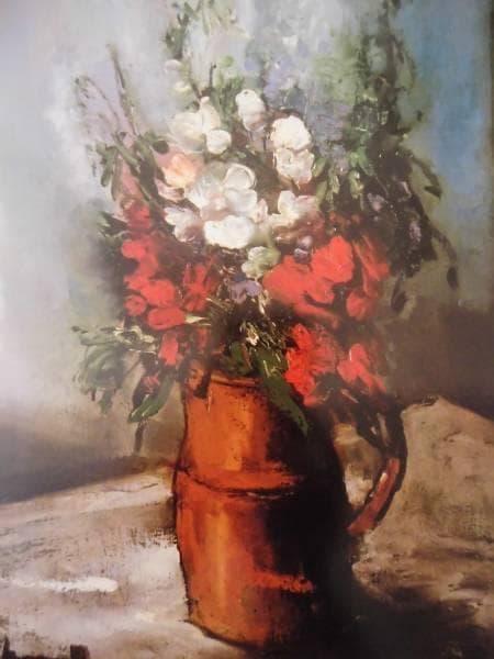 モーリス・ド・ブラマンク、花、希少な額装用画集より、新品高級額装付