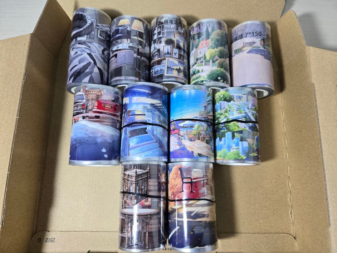 海外マステ　風景マステ　装飾マステ　コラージュ素材　まとめ売り