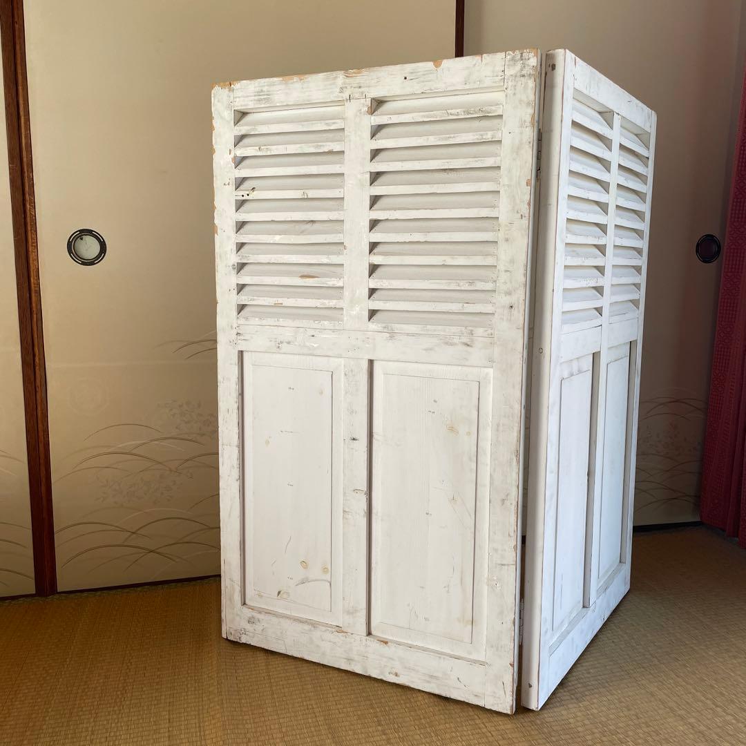 古道具　木製　パーテーション