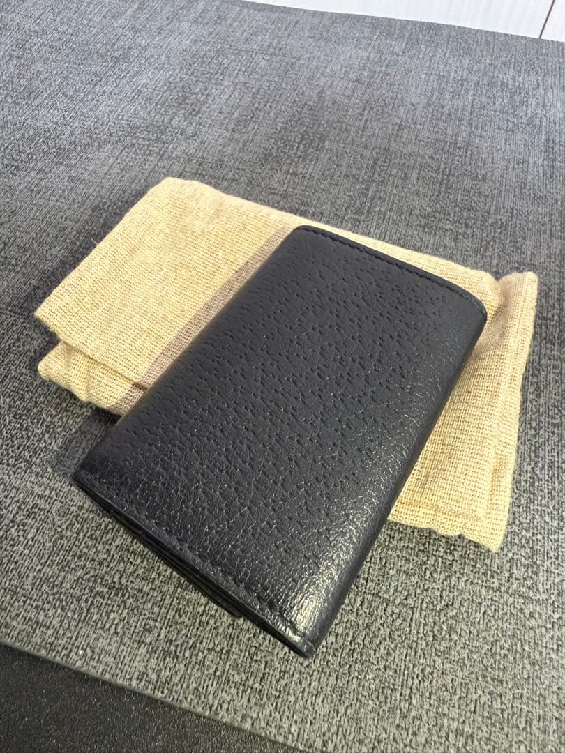 GUCCI 黒 レザー キーケース