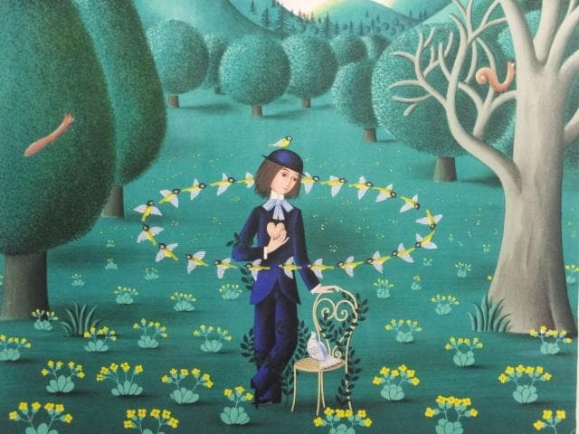 レイモン・ペイネ　直筆サイン『メルヘン』リトグラフ　大判 2401260829F