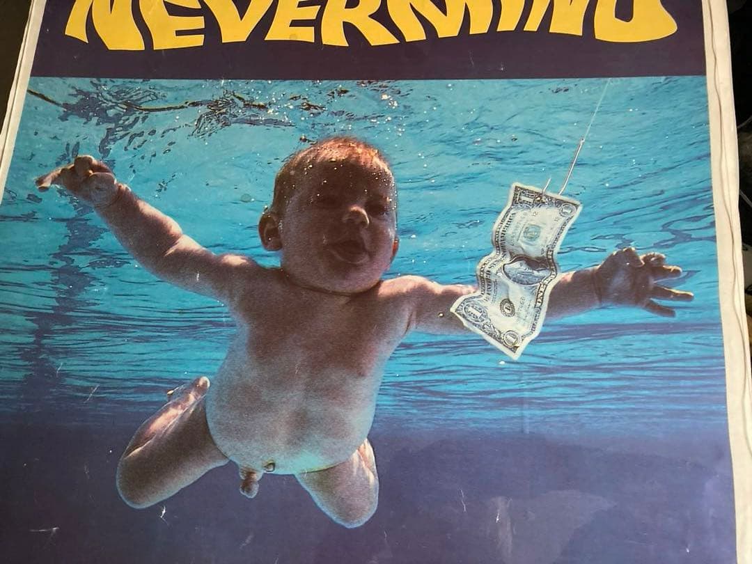 激レアNIRVANA ポスター　ニルヴァーナ　カートコバーン　