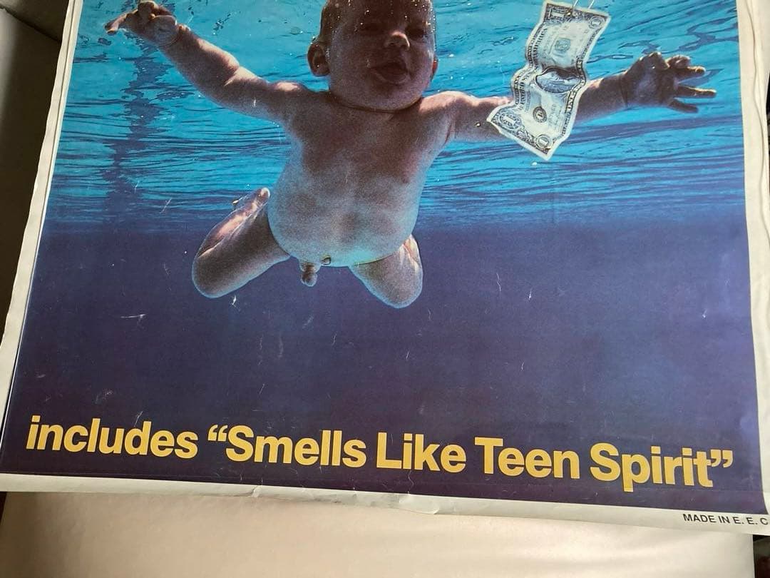 激レアNIRVANA ポスター　ニルヴァーナ　カートコバーン　