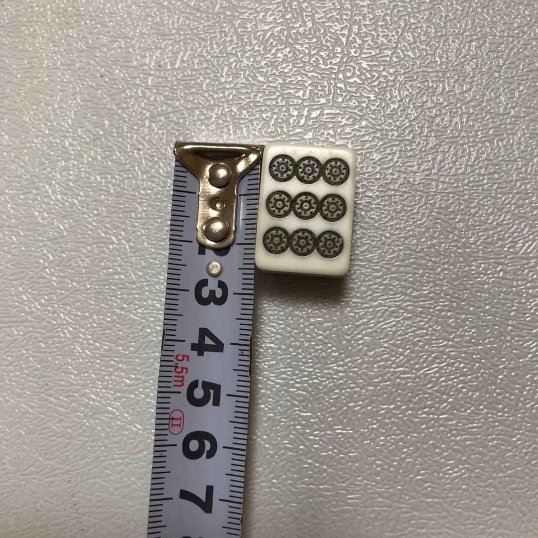 ミズノ　丸一　麻雀牌　背黒