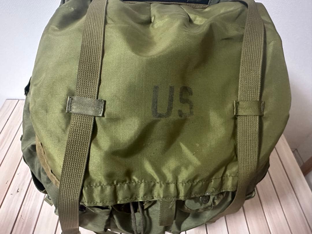 米軍実物　80年代　アリスパック　ラージサイズ　フレーム付　＋水筒　カバー付き