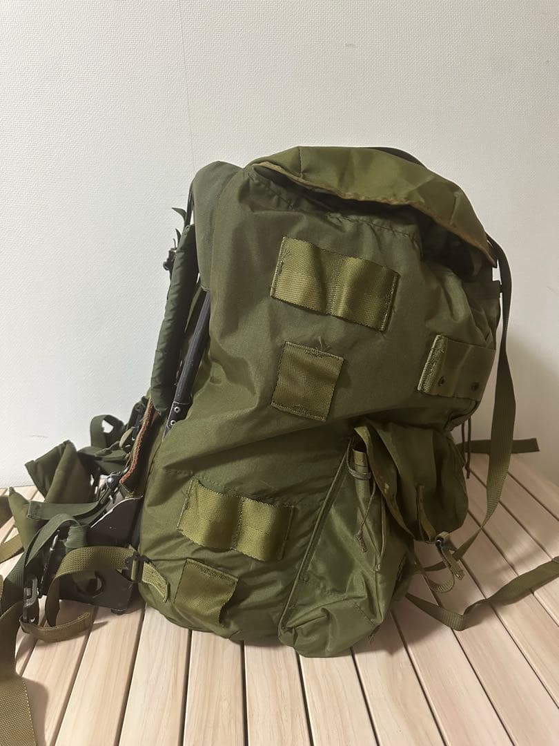 米軍実物　80年代　アリスパック　ラージサイズ　フレーム付　＋水筒　カバー付き